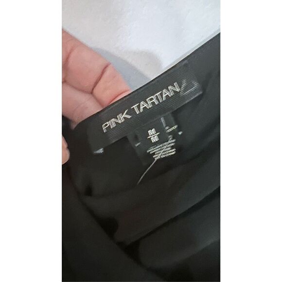 PINK TARTAN VERSAILLES VOGUE BLACK DRESS WOMENS SIZE M NEW ($395) - Picture 6 of 14